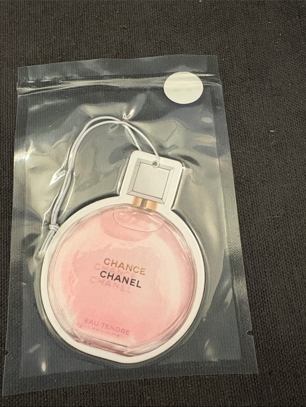 Fashion Pink and Gold Chance Eau Tendre Bottle Air Freshener
